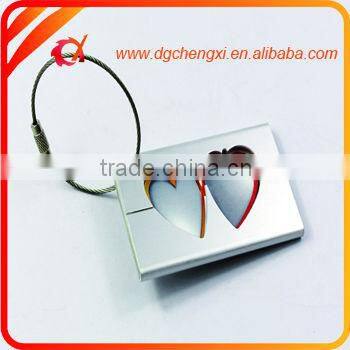 2016 Fashion Metal Luggage Tag with Airplane Shape