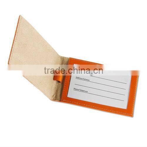 Colorplay Double Leather Luggage Tag