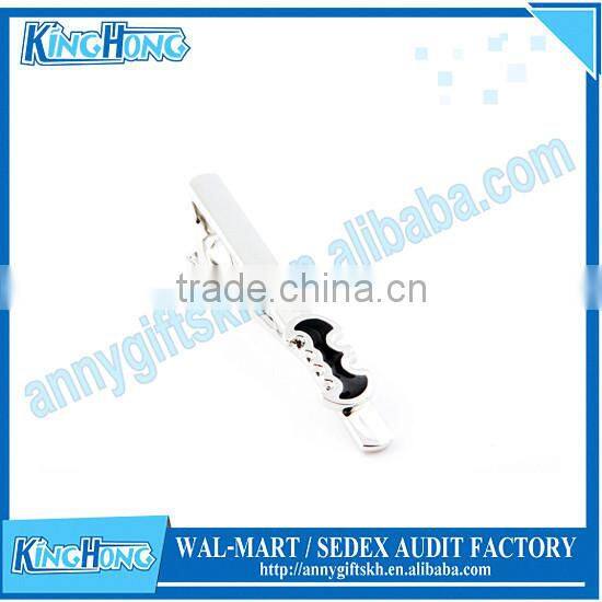 Soft enamel finishing brass nautical tie clips