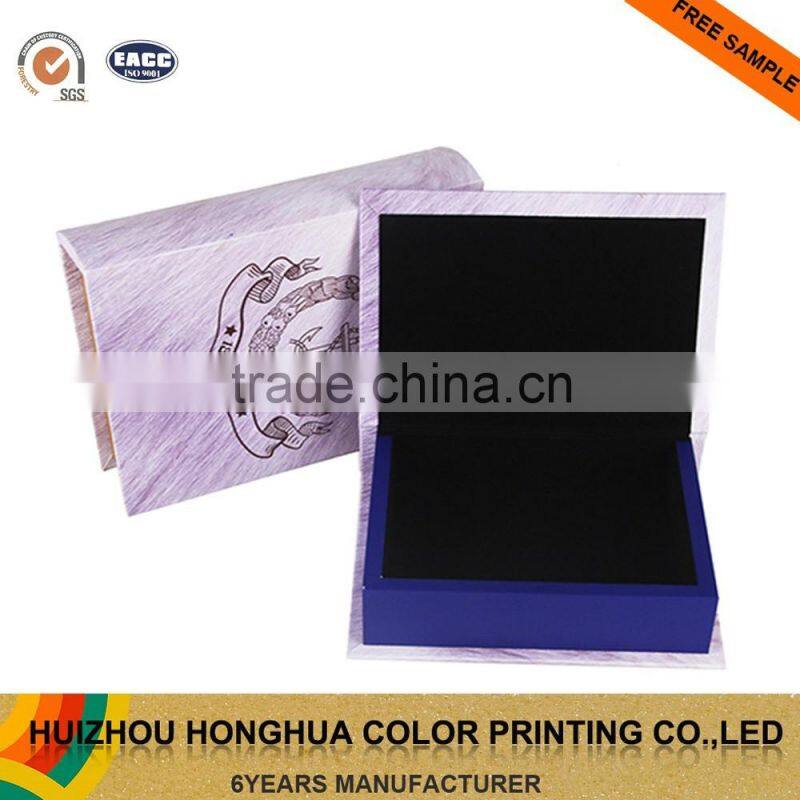 Handmade Leather Book Box Customized Cardboard Box Package Box