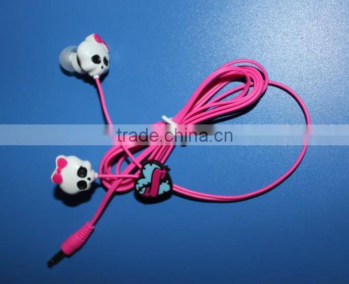 2016 Promotion novelty animal shaped earphone plug factory wholesale
