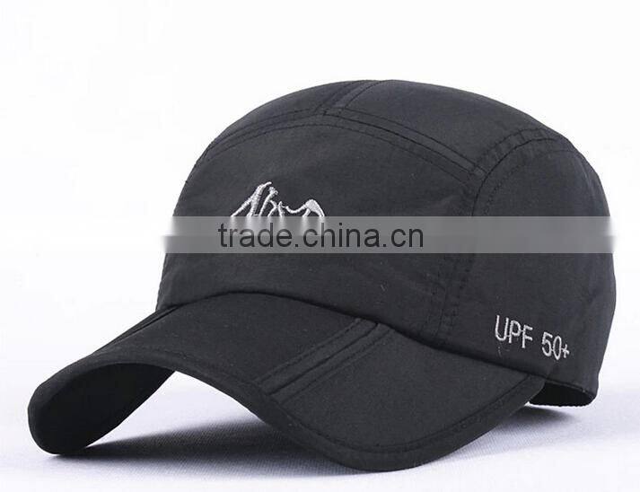 100% polyester Dry Fit embroidery foldable sun hats