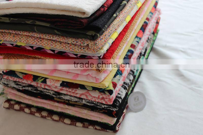 Polyester spandex jacquard fabric