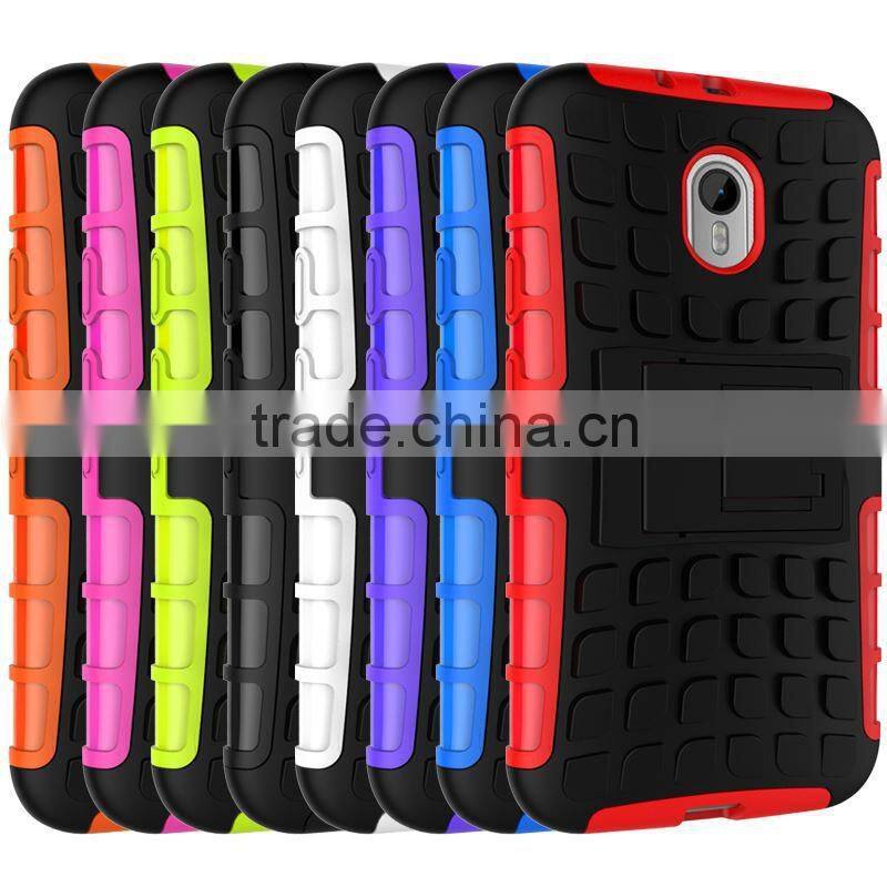 2015 Original 2 In 1 Pattern Silicone and PC Rugged Hybrid heavy duty case for motorola moto g3 made in china