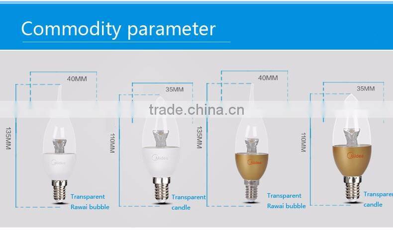 2015 Hot Selling 3w Smd Led Candle Light