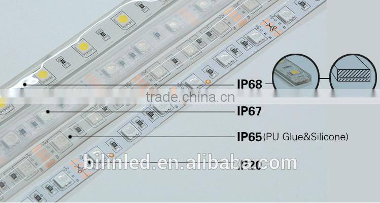 Dream color waterproof IP68 5V 5050 RGB led flexible strip
