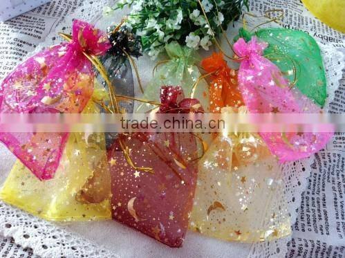 In Stock Mixed Color Wedding Favour Wholesale Gift Organza Bags Pouch