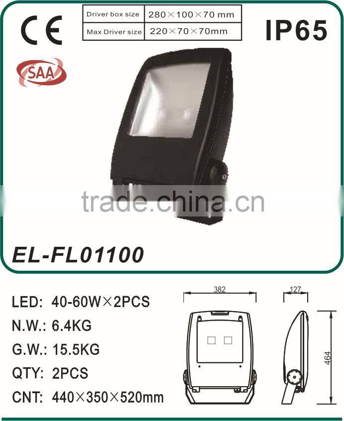 led flood light housing ADC12 die cast aluminum`80-120W
