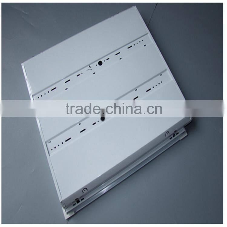 T8 grid fluorescent ceiling light fixture