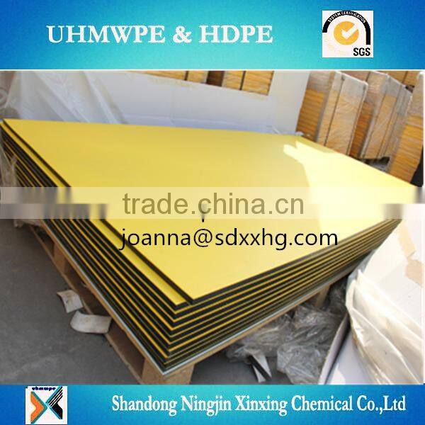 Anti slip surface dual color triple layer hdpe sheet