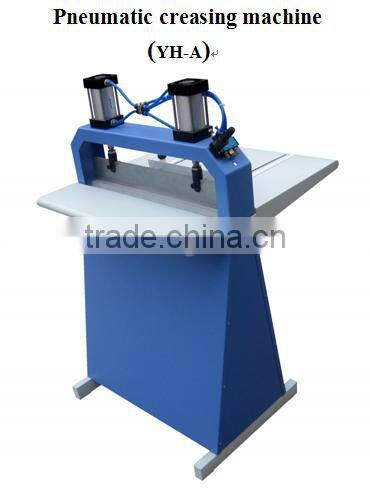 Pneumatic control photo paper creasing machine