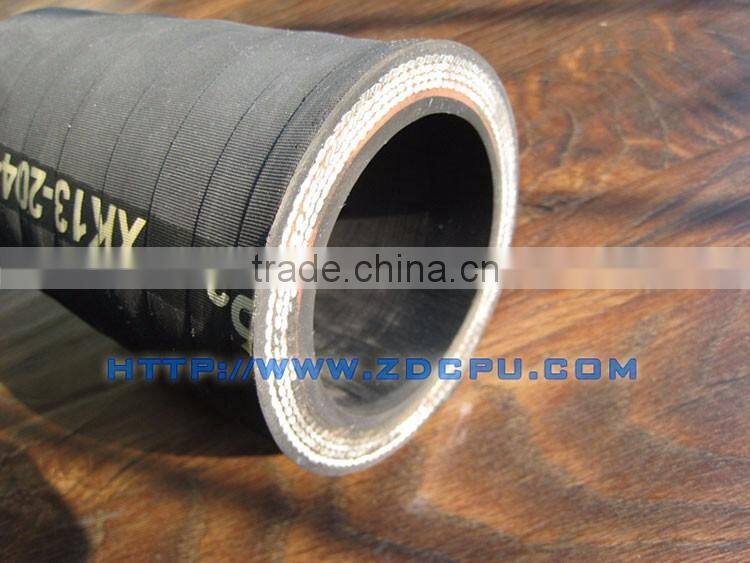 Durable heat resistant braided flexible hose