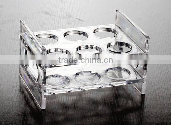 transparent KTV table bottle wine drink display rack