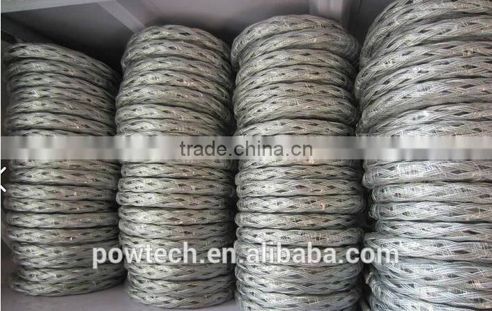 Cable mesh sock with 2 heads