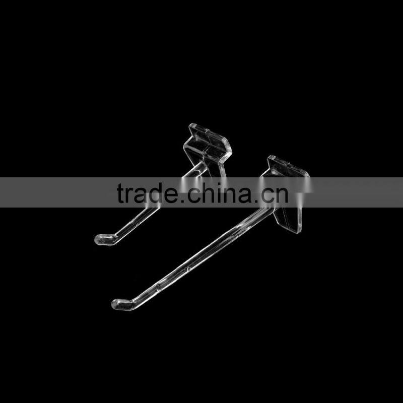 Wholesale Clear Acrylic Slatwall Hooks