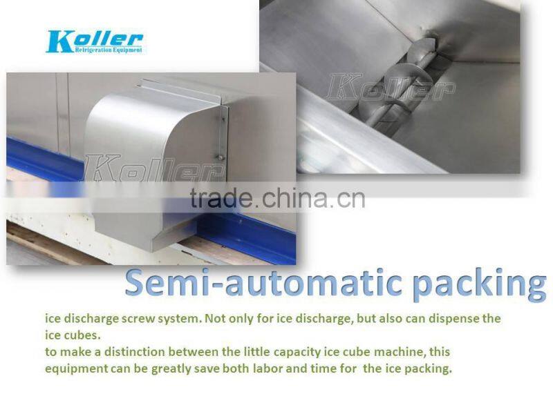 5000KG daily capacity CE Approved Cube Ice Machine Packing System
