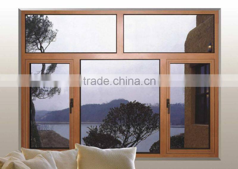 Wooden print alumunium window material