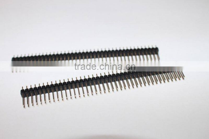 2.54mm double row pin male header connector (pin length14mm)
