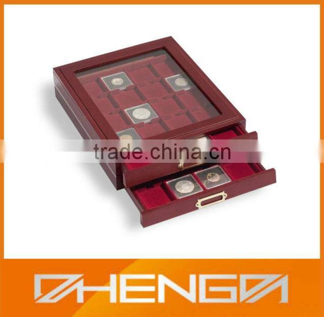 High Quality Customized Made In China Wooden Coin Storage Box