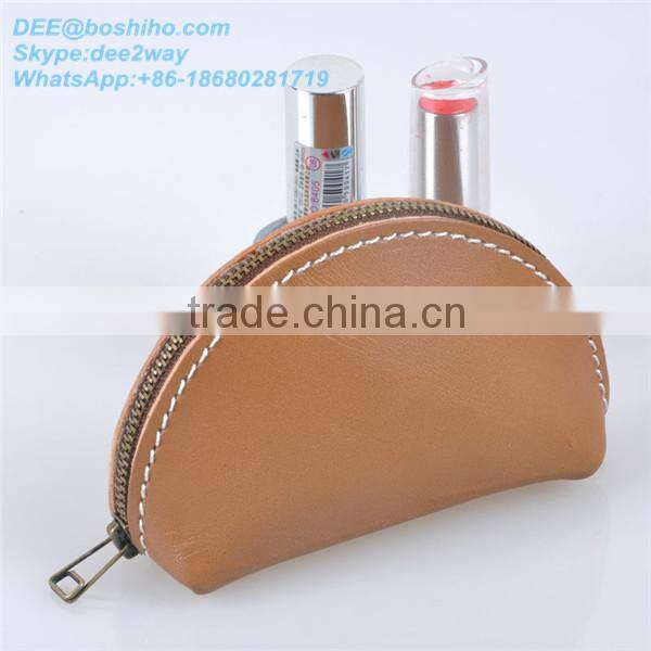 Boshiho ladies clutch bags leather purse leather lipstick holders case with key holder