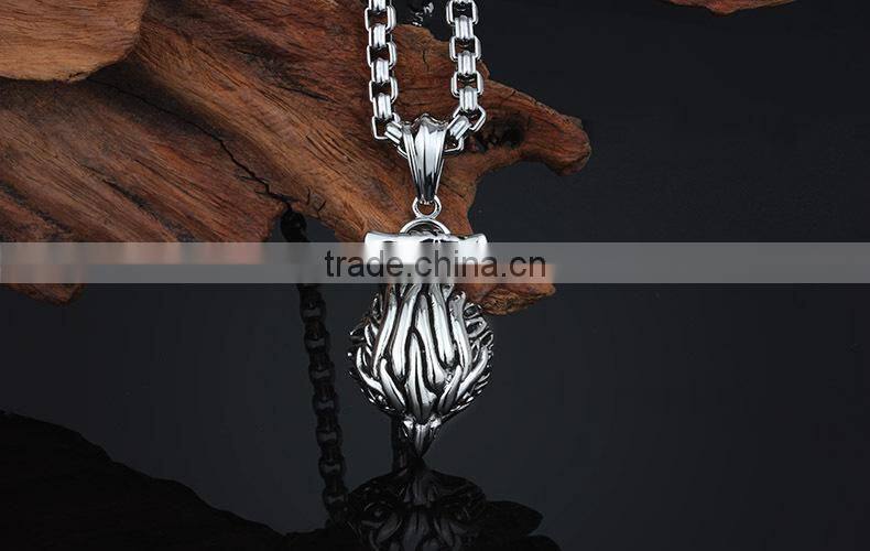 Newest fashion stainless steel casting and polish eagle pendant