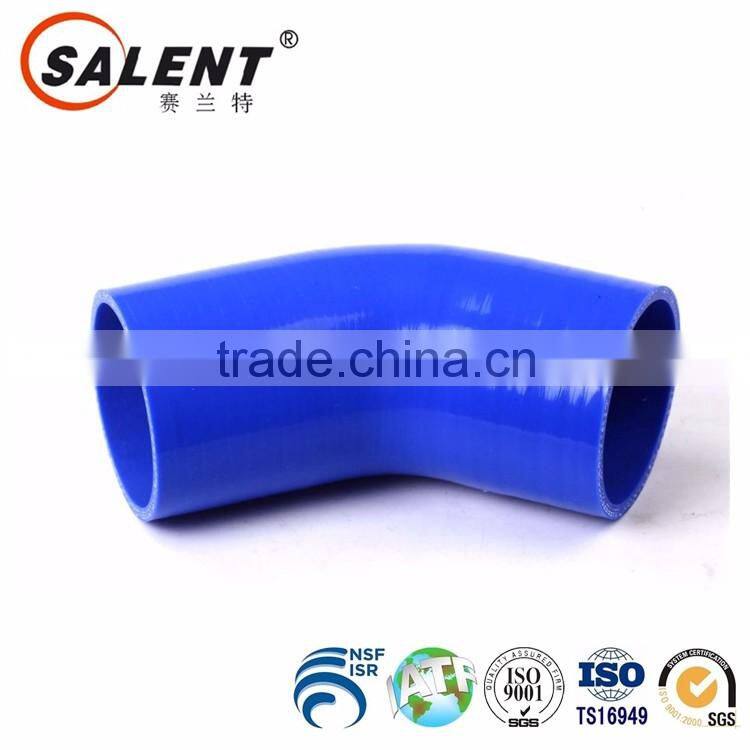 standard 13mm reinforced automotive Blue 45 degree silicone elbow hose rubber hose