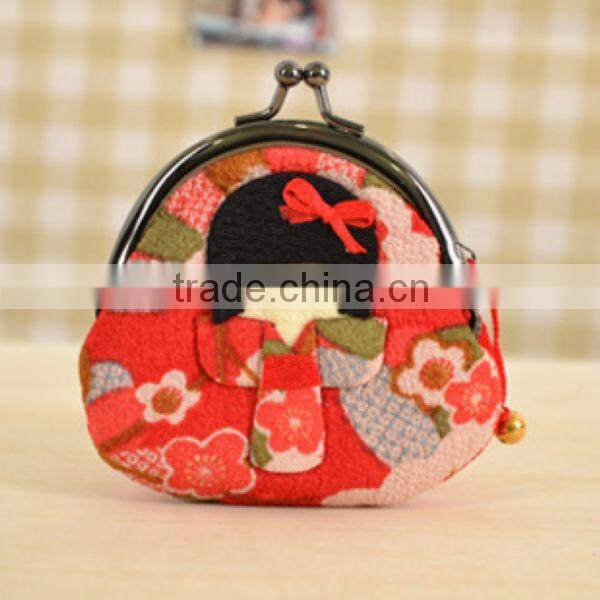 2014 Fashion Japanese Style Girl Lucky Cat Women Coin Wallet Wholesale ZTMZ-CW007