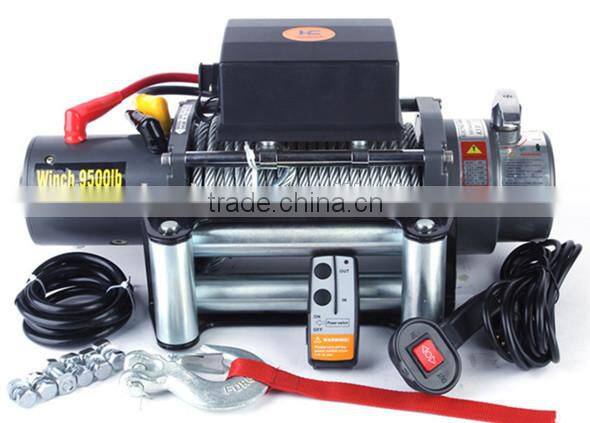 Electric winch 9500Lb/ 4x4 Winch 9500lb Cable winch CE Rhos Approved
