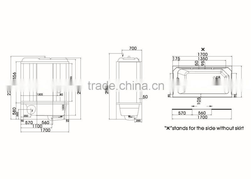 CRW AE025 Steam Bath Combined Cabinet
