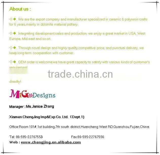 Ceramic flower brooch/ ceramic flower decoration gift