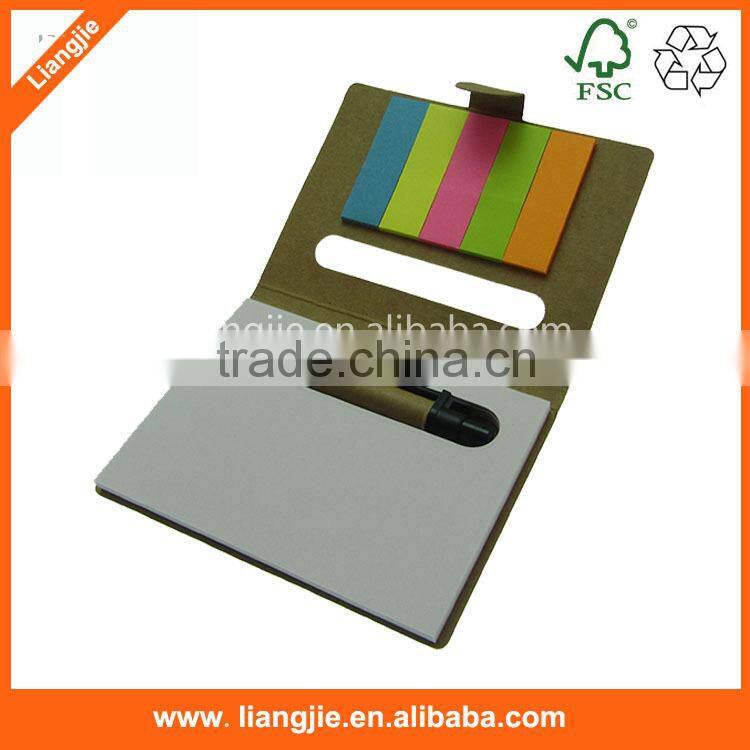 Realistic new design lovly leaf shaped sticky notes pad