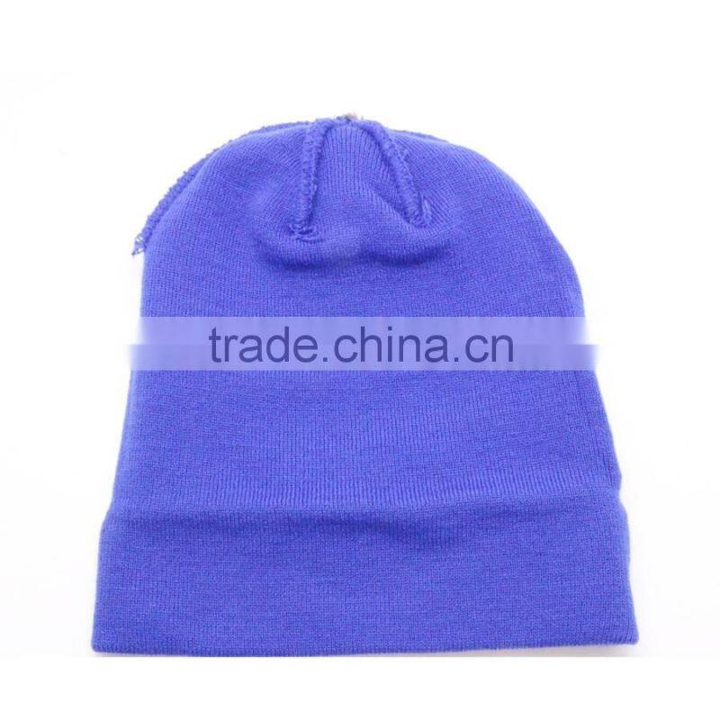 2016 Custom knit lady beanie hat manufacture