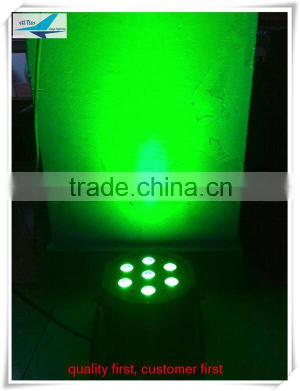 7x10w rgbw led par light / led flat par can