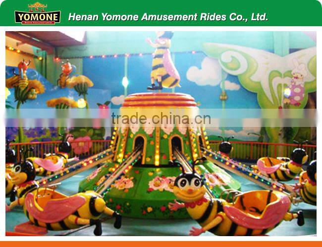 Shopping mall children games rotation bee park rides for sale