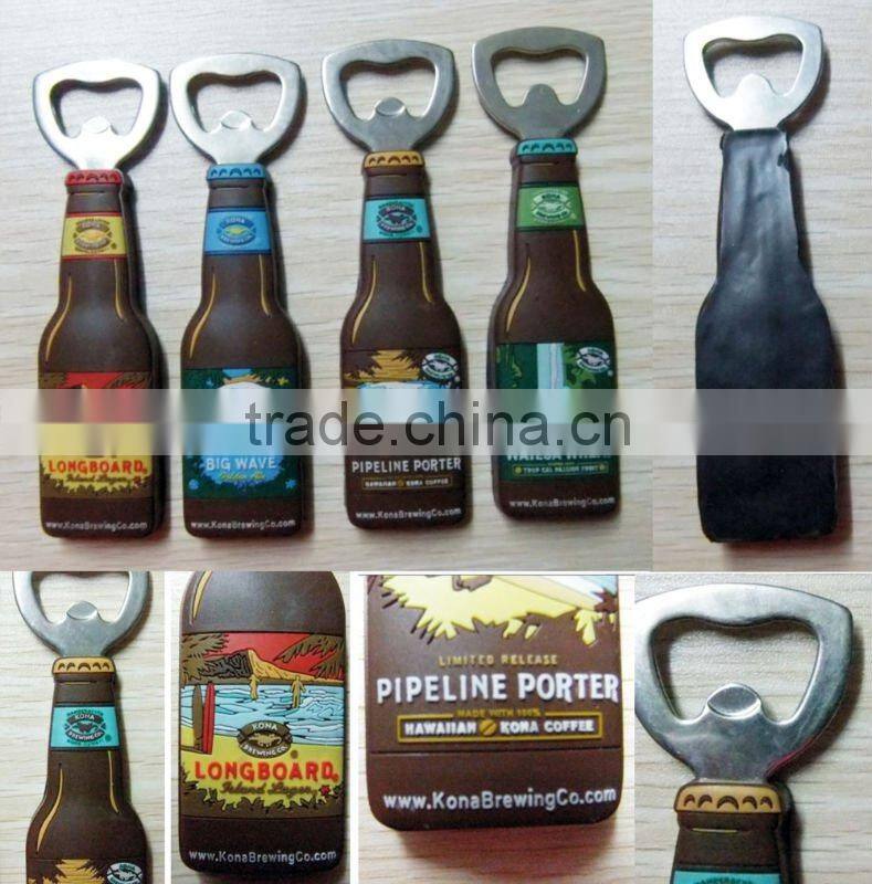 colorful soft Plastic bottle opener for promotion use