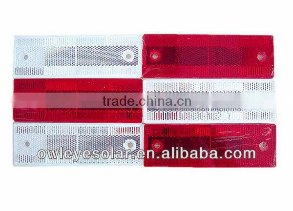 hi vis vehicles red&white rear reflective equipment, side marker reflector