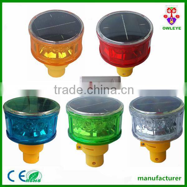 led dash warning lights/wireless remote controlled blinking led solar lights