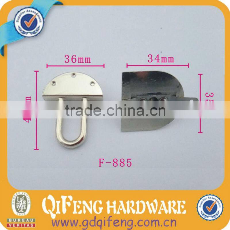 shinny light gold zinc alloy metal turn bag lock for handbags,bag accessories,f-885