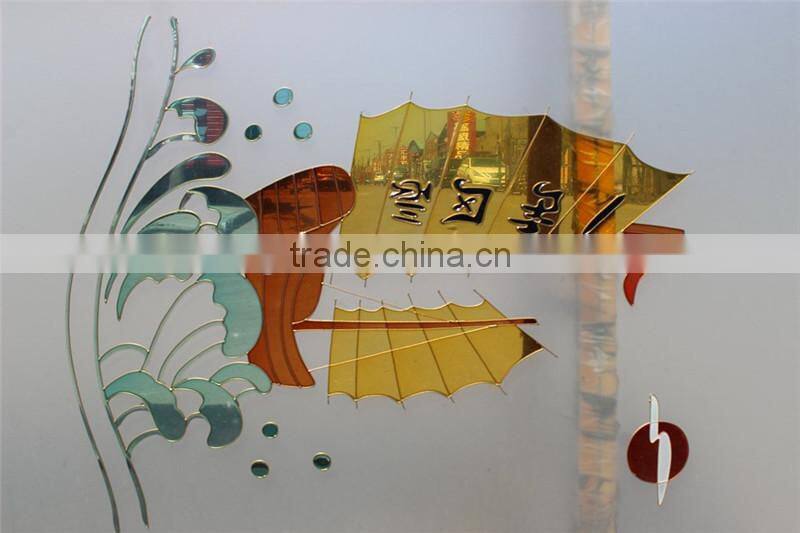 high top quality china manufacturer tempered interior door glass