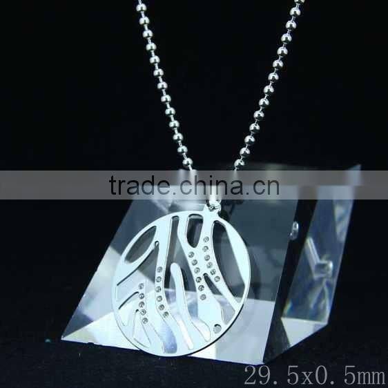 stainless steel window plate pendants hot selling