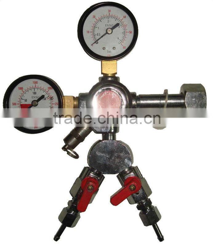 Double Gauge Beer CO2 Regulator
