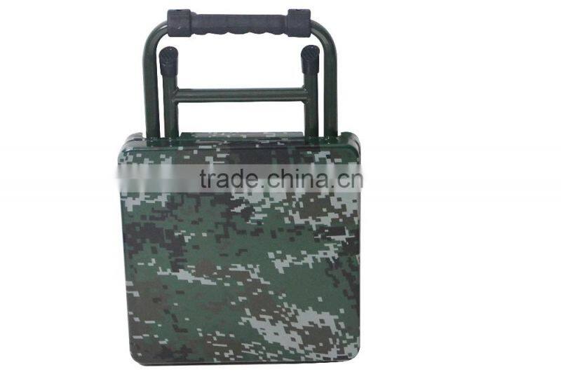Hot sale Folding chair /military training chair with writing table