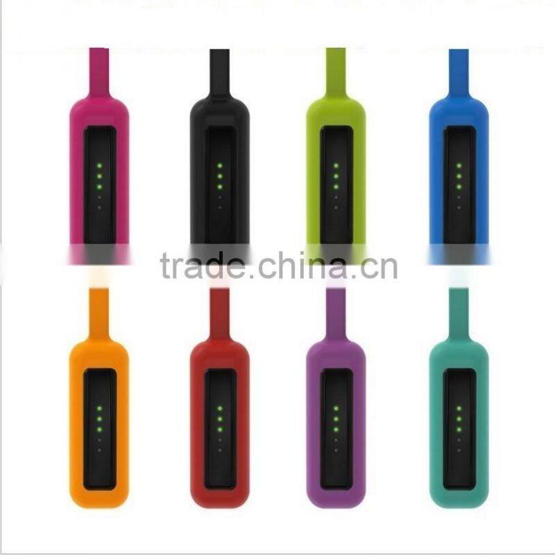 Colorful Clip Magnetic Silicon Rubber Clip Holder Cover Case for Fitbit Flex2 Flex 2 Smartband Smart Wristband Accessory