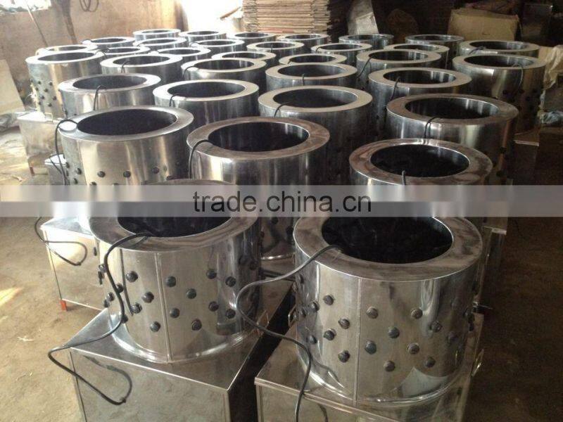 high efficiency stainless steel chicken feather plucker