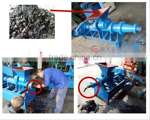 The Good Shaping Coal Rod Extruder Machine Coal Powder Briquette Machine