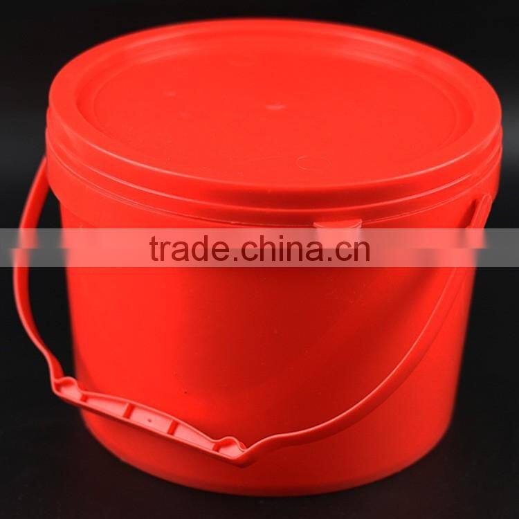 2.5L food grade plastic buckets with handles