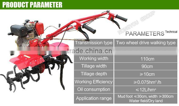 Factory Direct Sale Small Tiller Rotary Cultivators Factory Quality Hand Rotary Tiller 5.0KW Power 1WG-5
