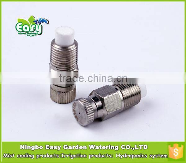 Anti drip Fog Mist Nozzle Ceramic insert, High pressure mist cooling nozzle. Brass nozzle. Mist cooling products