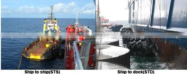 ISO17357 standard floating barge rubber fender with various specifications