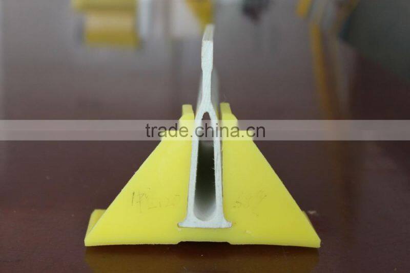 Glass fiber reinforced plastic floor support beams used for animal cages